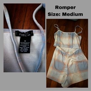 Cotton candy colored romper